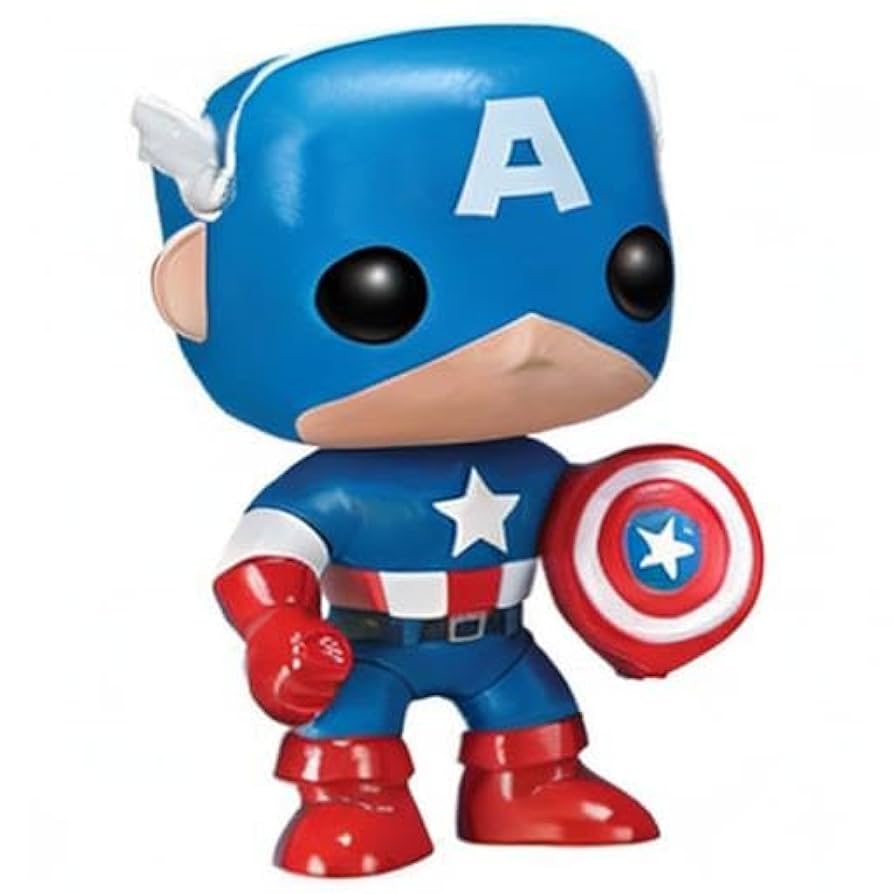 Amazon.com: Funko Marvel Captain America Pop Vinyl Figure